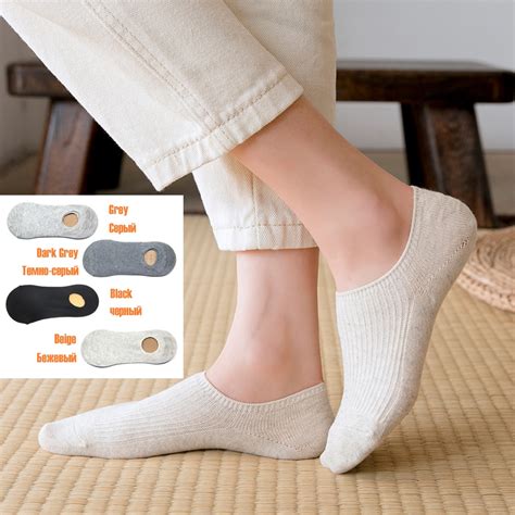 Solid Color No Show Socks Women Boat Invisible Girls Cotton Women Socks