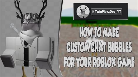 How To Make Custom Chat Bubbles In Roblox Studio 2020 New Youtube