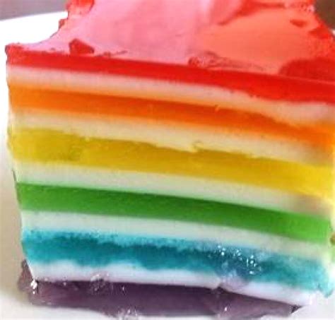 Rainbow Ribbon Jello Just A Pinch Recipes