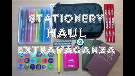Stationery Haul Youtube