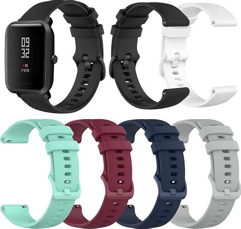 6 Pack Bands Compatible With Veryfitpro Smart Watch Id205 Id205l Id215g
