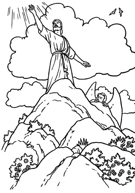 Pin En Bible New Testament Colouring Pages
