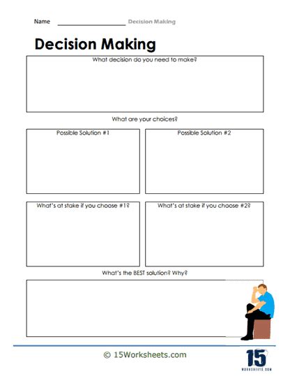 Decision Making Worksheets 15