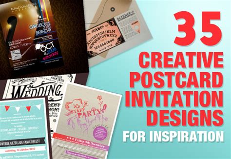 100 Creative Inspirational And Stylish Print Postcard Design Project