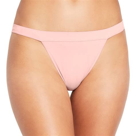 Juniors SOÂ Seamless String Bikini Panty Brt Pink String bikinis String bikini panties