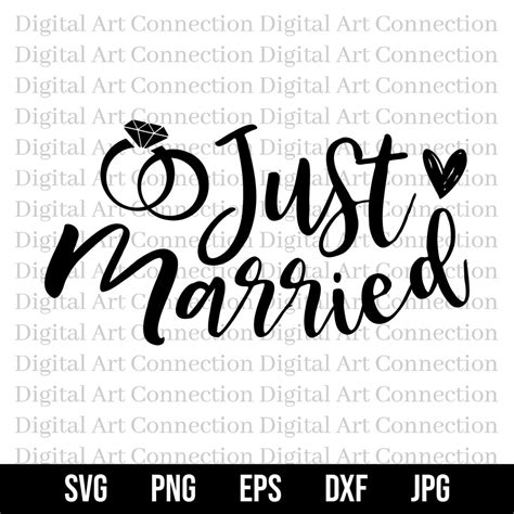 just married svg married life svg just got married svg etsy