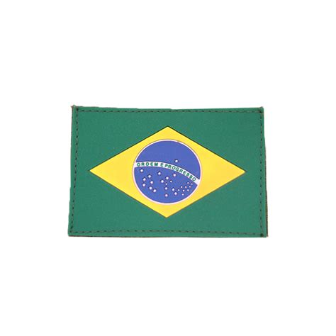 Brazilian Army Issue Pvc Flag Patch Brazfp