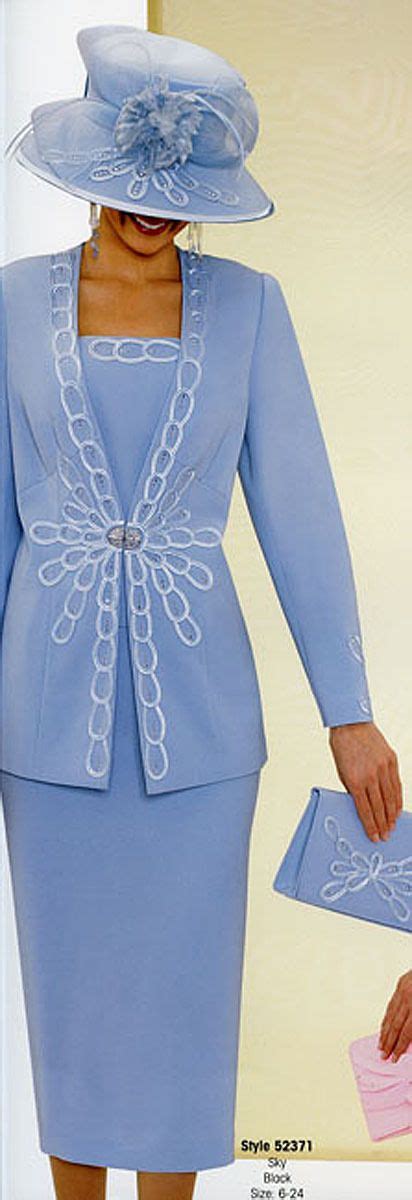 Fifth Sunday Blue Microfiber Satin Embellished Skirt Jacket Church Suit Size 12 Embellished