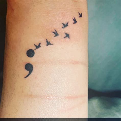 125 Cool Semicolon Tattoo Ideas With Deep Meanings Ac7