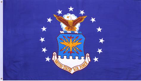 Blue Officially Licensed Air Force Emblem Official Usaf Flag 3 X 5