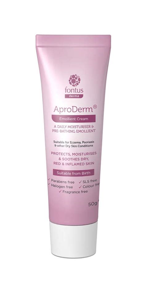 Aproderm Emollient Cream 50g Tube Suitable For Dry Skin Dermatitis