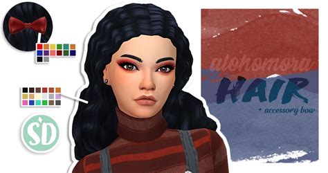 Alohomora Hair Sondescent On Patreon Sims 4 Mm Cc Sims Four Sims 2