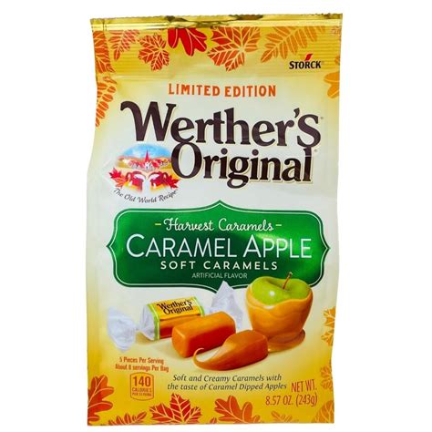 Werthers Original Caramel Apple Soft Caramels 857oz Candy Funhouse Ca