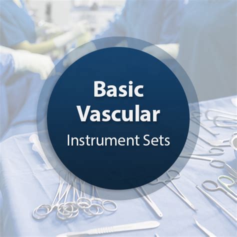 Sklar Basic Vascular Surgical Instrument Set Avante Health Solutions