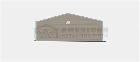 30x30 Two Car Metal Garage Buy Prefabricated Building At A Great Price