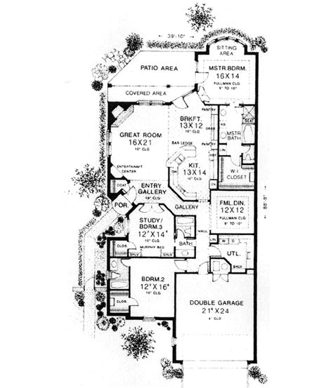 Maybe you would like to learn more about one of these? Patio size lot Traditional Style House Plans - 2256 Square ...
