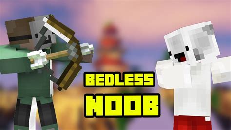 Playing Bedwars With Bedless Noob Pack Youtube
