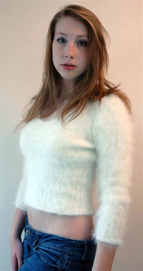 Pin By Scott S Sweaters On Fuzzy Clothes Sweaters Girl Fashion Angora Sweater