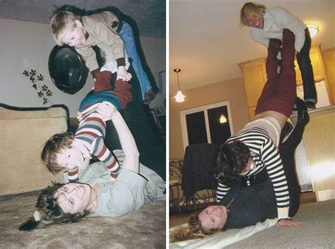 30 Of The Most Creative Recreations Of Childhood Photos