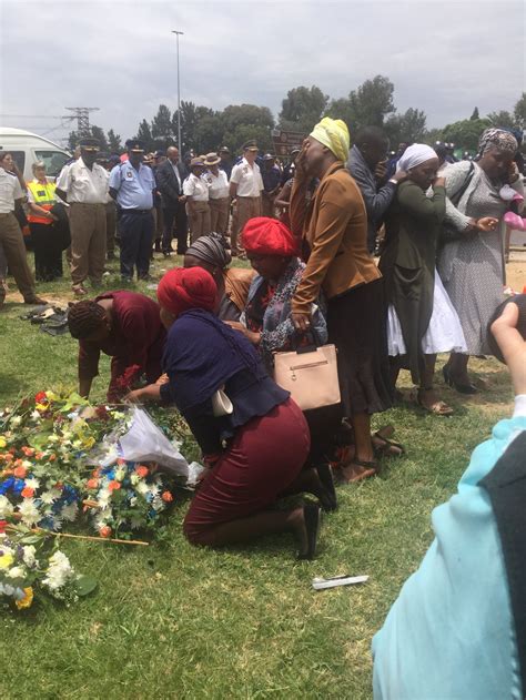 Watch Emotions Run At Memorial Service For Two Jmpd Officers