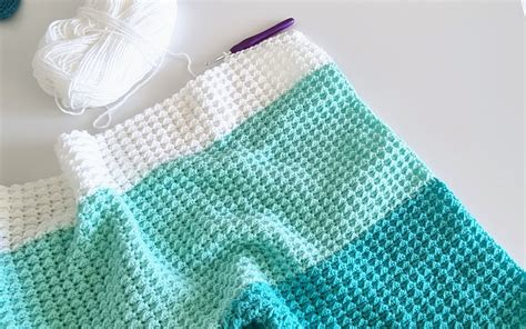 How To Crochet A Baby Blanket Step By Step My Crochet Space