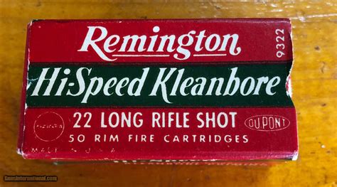 Remington Hi Speed Kleanbore 22 Long Rifle Ammo