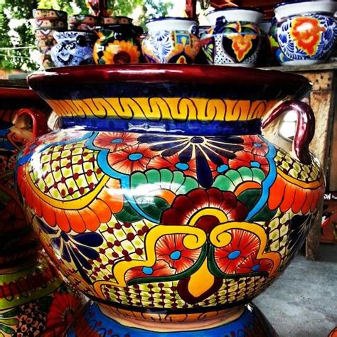 Gorgeous Planter Pot 75 In Houston Texas Talavera Pottery Mexican