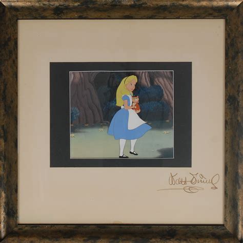 Alice And Dinah Production Cel From Alice In Wonderland Rr Auction