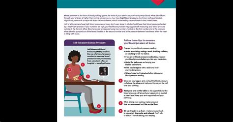 Self Measured Blood Pressure Fact Sheet Nhlbi Nih