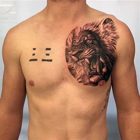Top 73 Lion Chest Tattoo Ideas [2021 Inspiration Guide]