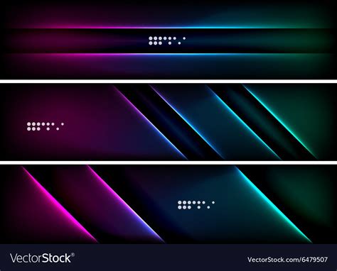 Free Download Set Banner Header Backgrounds With Place Vector Image