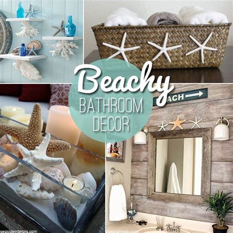 Bathrooms are one of the most compact rooms of a house and it can be a tough task to arrive at a design that is perfect for these spaces. Beach themed decor ideas & inspirations for a summer ...