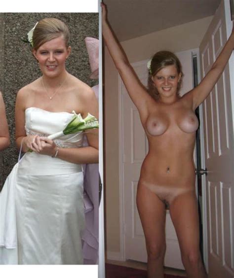 Nude Bride Dressed Undressed Mature Naked