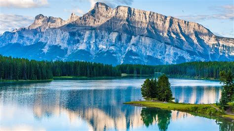 Desktop Wallpaper Mountains Of Banff National Park Hd Image Picture