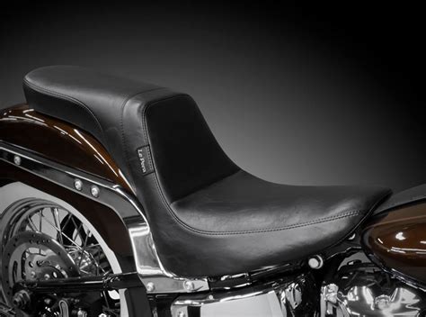 Le Pera Daytona 2 Up Smooth Seat For Harley Davidson 2018 2023 Softail Deluxe Flde And Heritage