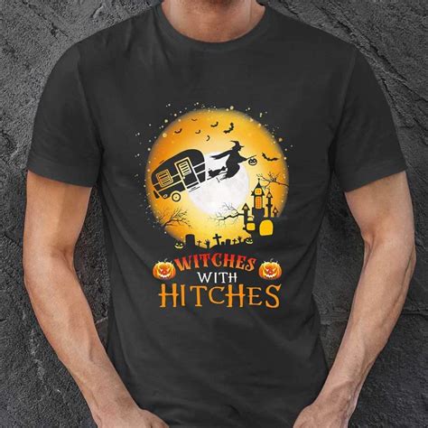 witches with hitches camping halloween tshirt new design