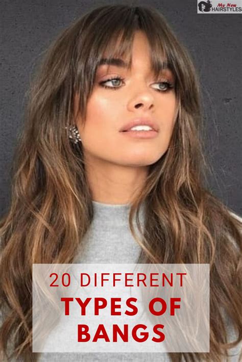 20 Types Of Bangs For Every Face Shape And Hair Length In 2022 Long