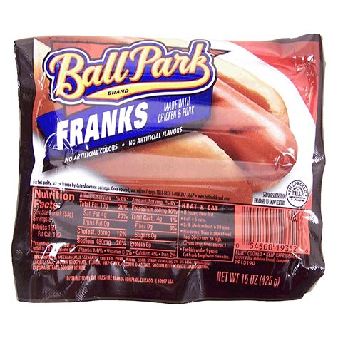 Ball Park Franks Made With Chicken And Pork 8 Ct 15oz