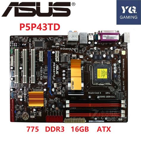 Asus P5p43td Motherboard Lga 775 Ddr3 16gb For Intel P5p43td Desktop