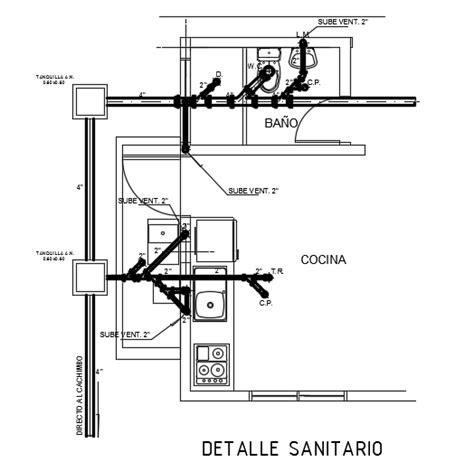 The Sanitary Layout Of The X M House Plan Cad Drawing Cadbull