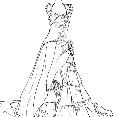 Girls In Fancy Dresses Coloring Pages Coloring Pages