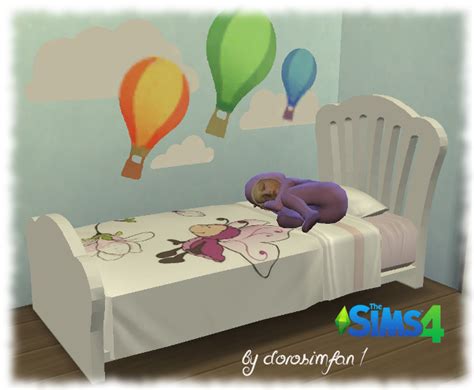 Toddler Bed By Dorosimfan1 At Sims Marktplatz Sims 4 Updates