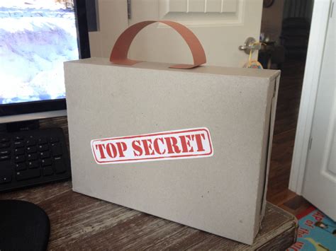 Cereal Box Turned Inside Out To Make Briefcase Construction Paper