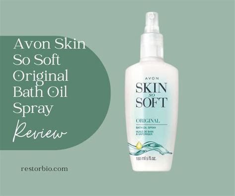 Avon Skin So Soft Original Bath Oil Spray Ingredients Review Restorbio