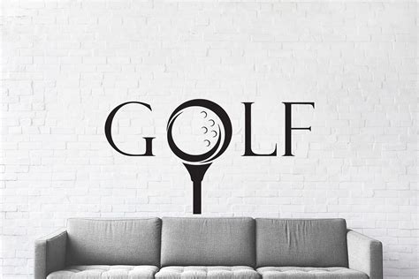 Golf Wall Decal Golf Decals Golf Quotes Decals Sport Wall Etsy