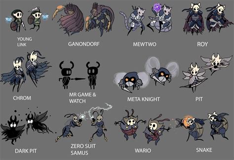 Hk Roster Part 3 Knight Hollow Art Knight Art