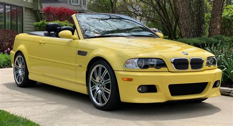 Put Some Yellow In Your Life With This E46 Bmw M3 Convertible Carscoops