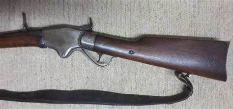 Fine Civil War Spencer Rifle With Original Leather Sling