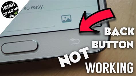 But a lot of buttons are hold buttons. What to do when Back Button is not working ~ Android - YouTube