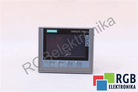 6av2124 2dc01 0ax0 Ktp400 Comfort Simatic Hmi Touch Siemens Rgb